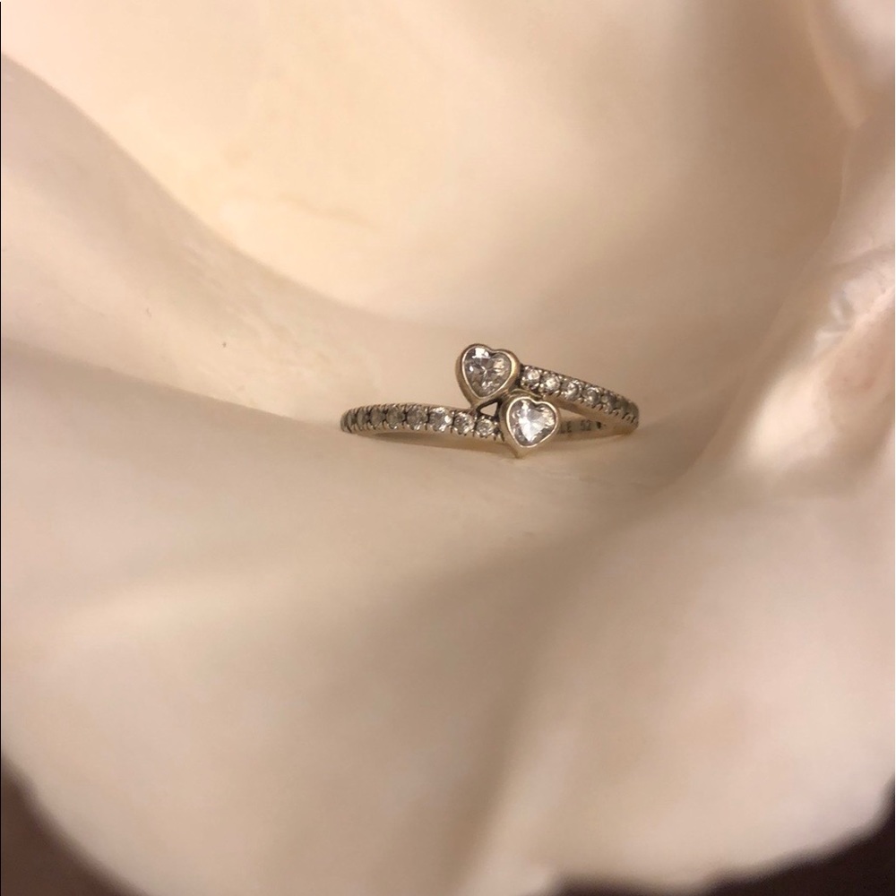 Pandora Two Hearts Ring